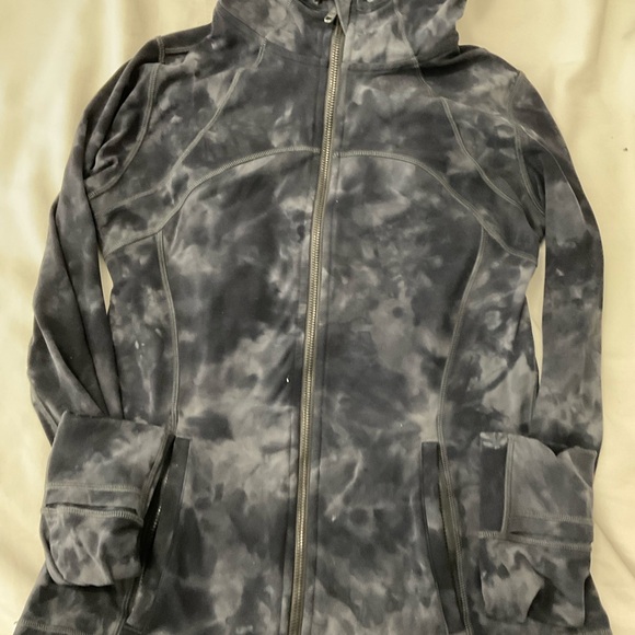 Lululemon define jacket blue tidye size 8 - Picture 2 of 7